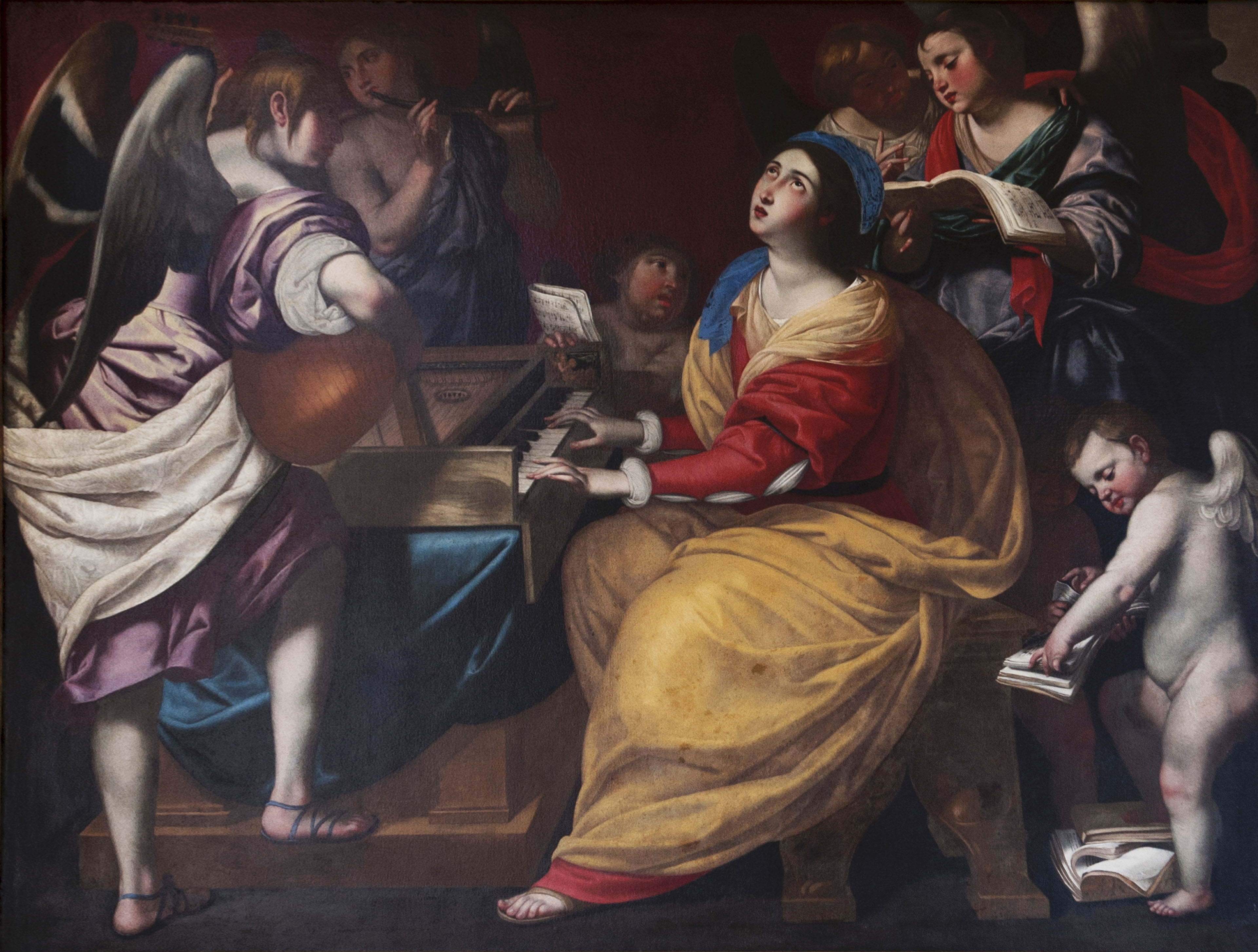 Pacecco De Rosa, Santa Cecilia; sec. XVII, secondo quarto.