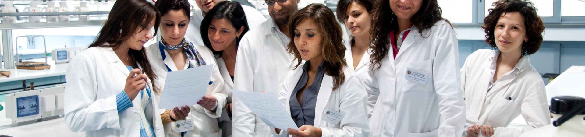 Ricercatori di laboratorio