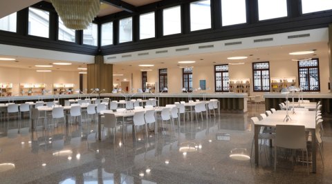 Sala lettura Polo Cavallotti