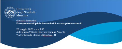  Giornata formativa dal titolo Entrepreneurship lab: how to build a startup from scratch!