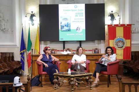 Cristina Cassar Scalia ospite dell’Ateneo per la presentazione del suo ultimo libro