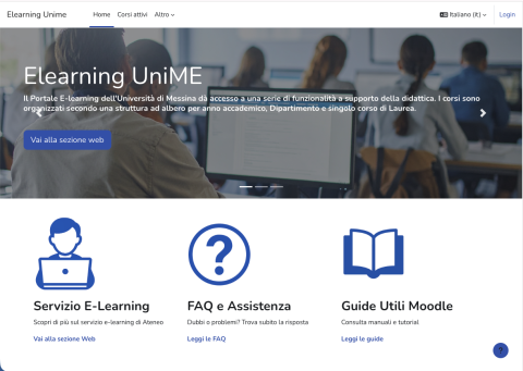piattaforma elearning.unime.it