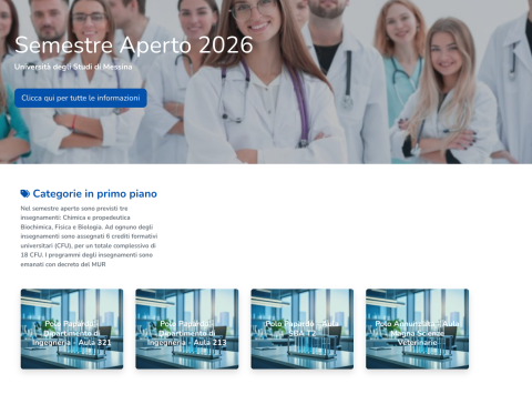 Piattaforma e-learning Semestre Aperto