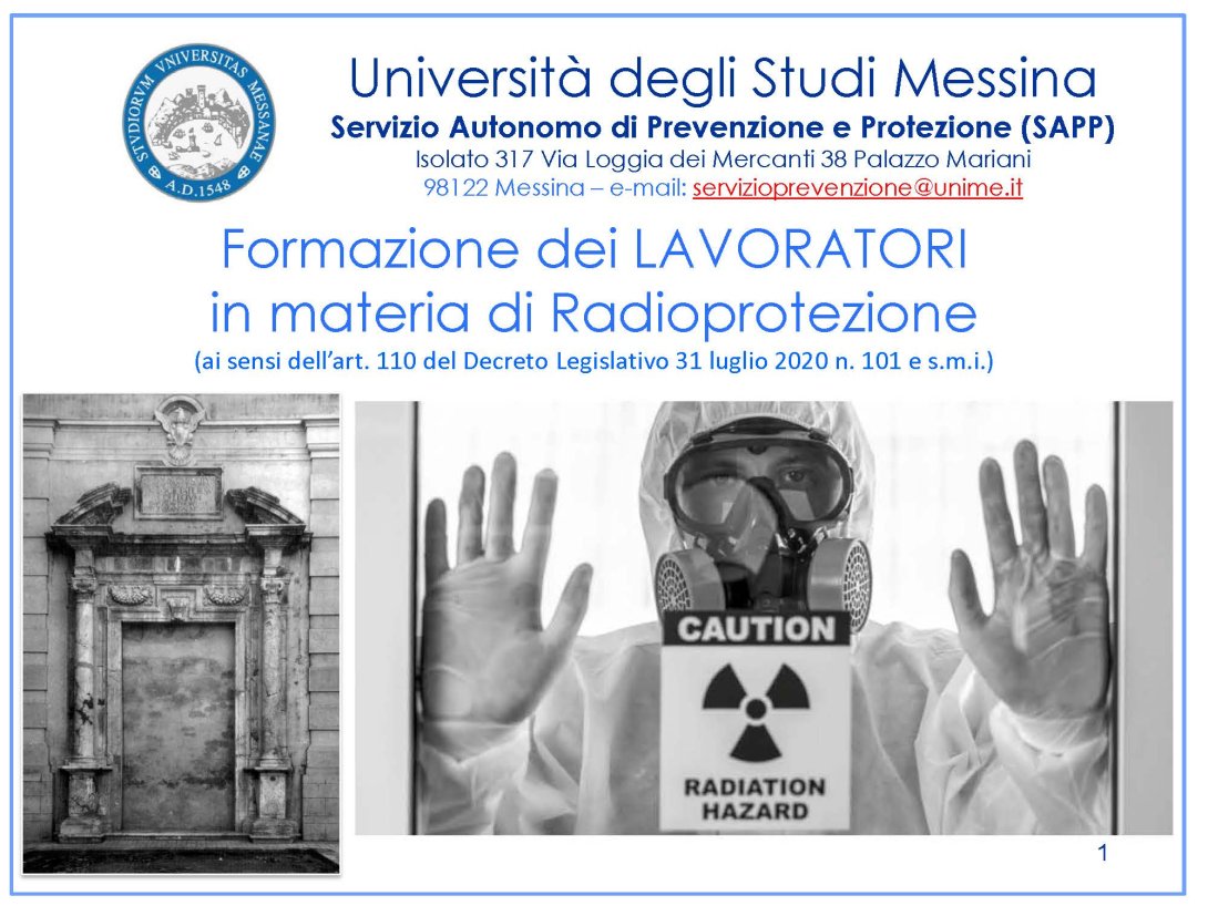 Radioprotezione Radiazioni Ionizzanti